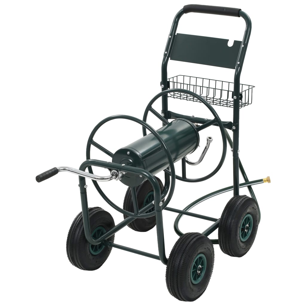 Garden hose reel with 1/2" hose connection, 75 m steel Default