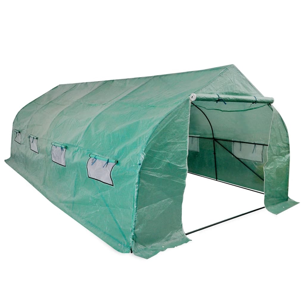 Polytunnel Greenhouse Walk-in & Mobile Steel Frame 18 m² Default